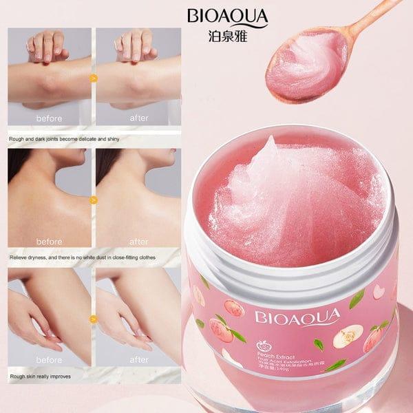 BIOAQUA Peach Exfoliating Gel – Face & Body Care 140G